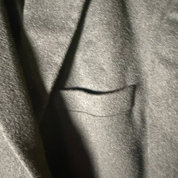 Hilton Club 100% Camel Hair Black Blazer Jacket Sports Coat Sz 44R - Picture 6 of 10